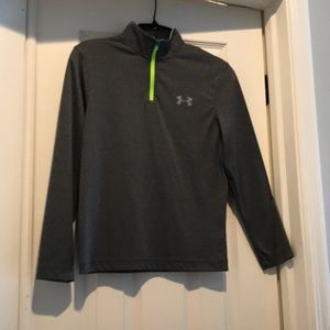 Boys Under Armour 1/4 zip shirt